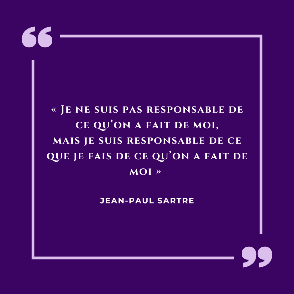 une citation de jean paul sartre
